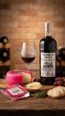 Kit Vinho Bordô Suave + Queijo Tipo Gouda